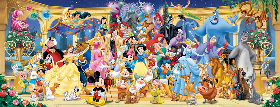 Disney Characters Banner