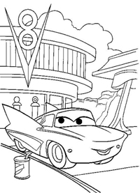 Cars Coloring Page