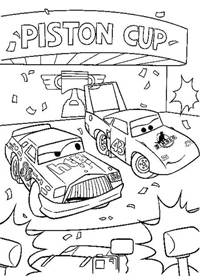 Cars Coloring Page