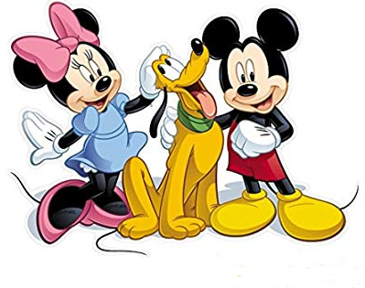 Minney Mickey and Pluto